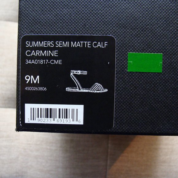 Coach Women's Red Sandals - Picture 2 of 9